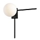 бра crystal lux loro ap1 v1 black