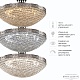 потолочная люстра bohemia ivele crystal 19321/45iv/led-dim ni