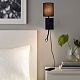 бра reluce 86210-9.2-001kt led3w+e14 bk