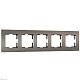 рамка на 5 постов werkel slab w0052963 4690389207945 a067788