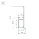 профиль arlight wall-fantom-w10-2000 anod 043692