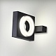 уличный настенный светодиодный светильник odeon light nature vart 6654/6wl