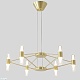 подвесная люстра crystal lux dorotea sp6 gold