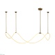 подвесной светильник delight collection 10521p brass/white