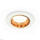комплект встраиваемого светильника ambrella light techno spot xc6512004 swh/pyg белый песок/золото желтое полированное (c6512, n6113)
