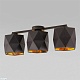 потолочная люстра tk lighting 1041 siro black gold