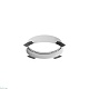 рамка для встраиваемого светильника maytoni downlight dla032-trs36-w