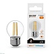 лампа светодиодная gauss filament elementary e27 12w 2700k 52212