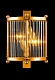 настенный светильник crystal lux tadeo ap2 gold/transparente
