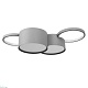 потолочный светодиодный светильник loft it pin 10317/4 grey