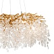 люстра shiro-noda ftb006r-100 brass/clear delight collection