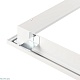 рамка для встраиваемой установки панелей arlight bx6060 white 023867