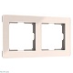 рамка на 2 поста werkel acrylic айвори 4690389186288 w0022743