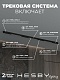 трековая система со светильниками №2 трехфазная накладная eldeko (48в, форма - прямая, 2м, 4000k) черная hesby lighting hsbl_kompl_e002_ni2b4k