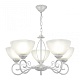 подвесная люстра arte milano amalfi 330656/5 wt+sl