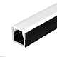 профиль arlight sl-mini-10-3000 black (алюминий) 064316