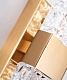 настенный светильник delight wall lamp 88068w gold/clear