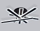 потолочная люстра ambrella light acrylica original fa8906