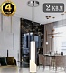 подвесной светодиодный светильник natali kovaltseva loft led lamps 81355 chrome