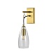 настенный светильник indigo goccia 11064/1w clear v000544