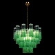 подвесная люстра loft it murano 10580/600 clear green