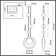 подвесной светильник odeon light hightech saturn 5443/1