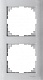 рамка на 2 поста schneider electric merten mtn4020-3660
