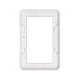 рамка двухместная arlight frm-versa-pl-d-wh 043770