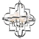 подвесная люстра delight collection mandeville km0728p-4m nickel