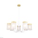 люстра на штанге escada harmony 1172/7p white