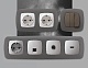 рамка двухместная ambrella volt ecta of140652