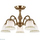 люстра на штанге eurosvet 60107/5 античная бронза