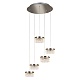 подвесной светильник diamond cut md21020075-5a satin nickel delight collection