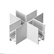 соединитель x-образный novotech shino nt23 000 135171