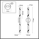 бра odeon light l-vision aletta 6694/6wl