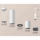 комплект подвесного светильника ambrella light techno spot xp6312010 swh/bk белый песок/тонированный (a2301, c6342, a2061, c6312, n6151)