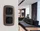 рамка двухместная ambrella volt ecta of140632