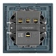 выключатель 3-клавишный (механизм) stekker мия 250в 10а rsw10-3108-05 черный бархат 50444