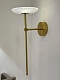 бра delight collection ob2415-1g gold/clear