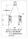 подвесная люстра elien le3001/400 gd