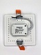 встраиваемый светильник elvan vls-108sq-12w-nh-wh