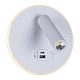 спот reluce 86203-9.2-001kt led12w+usb wt