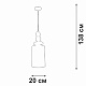 подвесной светильник vitaluce v2891-1/1s