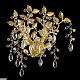 настенный светильник crystal lux eden ap2 gold