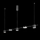 подвесной светодиодный светильник crystal lux tristan sp5 l1200 black