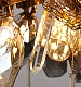 подвесная люстра delight collection britannica 8898p/as gold/smoky