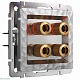 акустическая розетка werkel hammer х4 серебряный w1285006 4690389163111