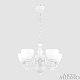 подвесная люстра arte milano 342837/5 wt+sl