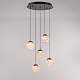 подвесной светильник delight collection md25030003-5a matt black/clear