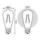 светодиодная филаментная лампа gauss filament e27 6w 2400k 102802006-d